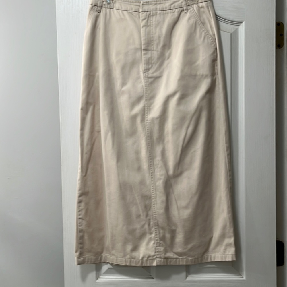 Kim Rogers Cream Midi Skirt